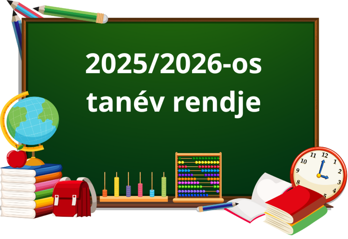 2025/26-os tanév időbeosztása 